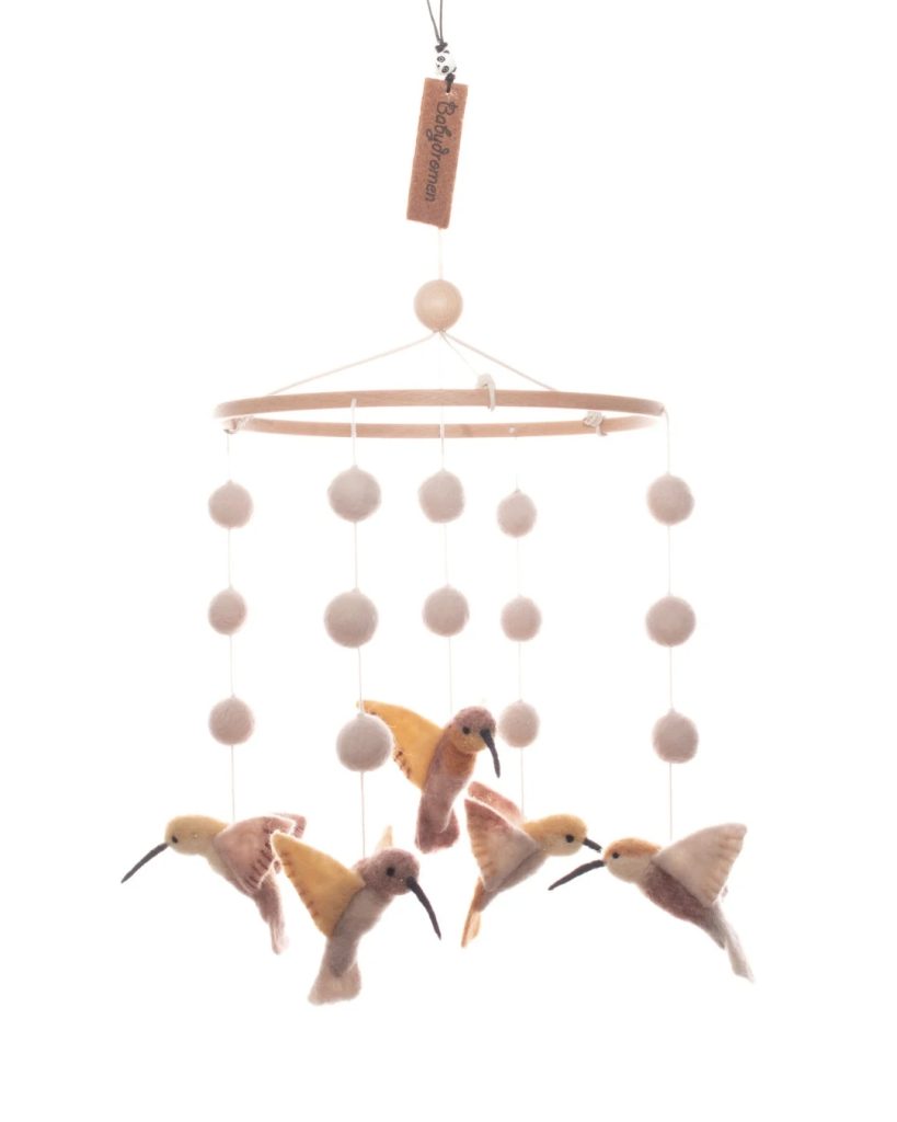 boxmobiel vilt kolibrie